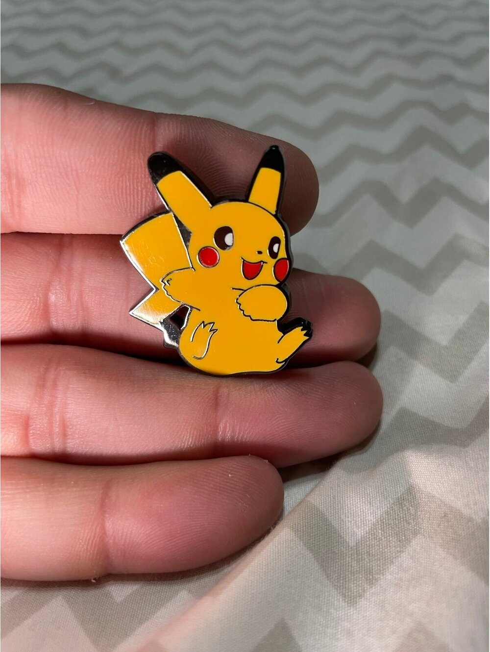 Pokemon Pikachu Enamel Pin Cute sliding